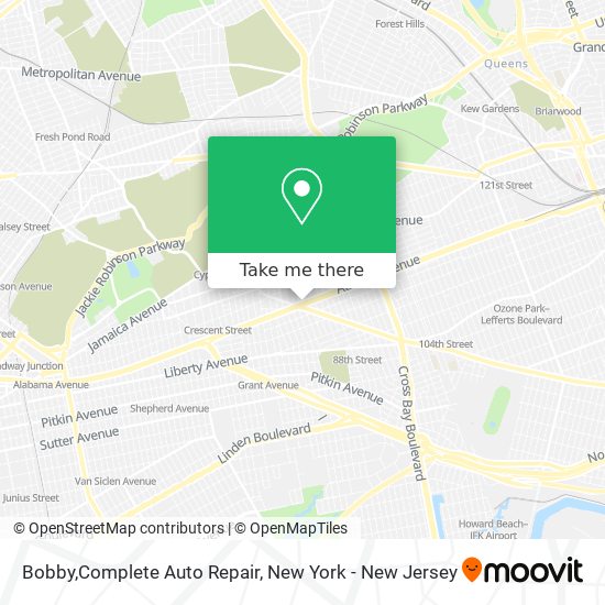 Mapa de Bobby,Complete Auto Repair