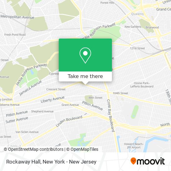 Mapa de Rockaway Hall