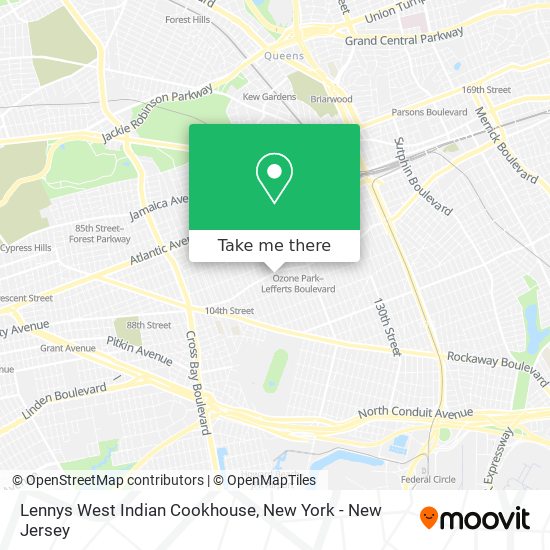 Lennys West Indian Cookhouse map