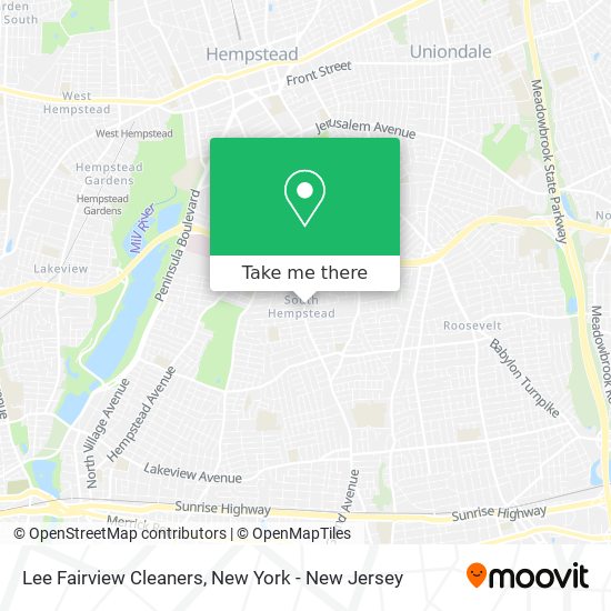 Lee Fairview Cleaners map