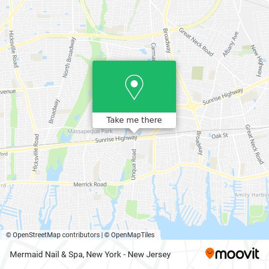 Mermaid Nail & Spa map