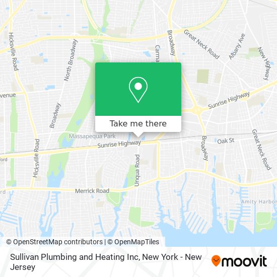 Mapa de Sullivan Plumbing and Heating Inc