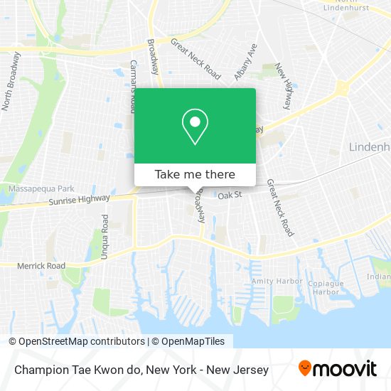 Champion Tae Kwon do map