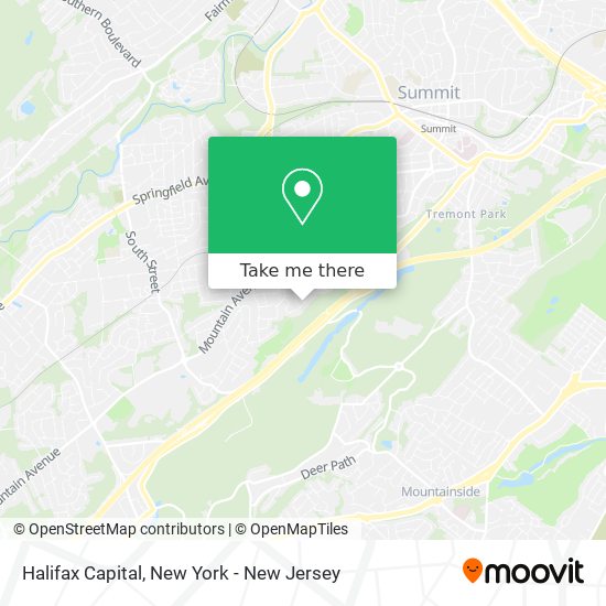 Halifax Capital map