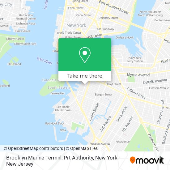 Mapa de Brooklyn Marine Termnl, Prt Authority