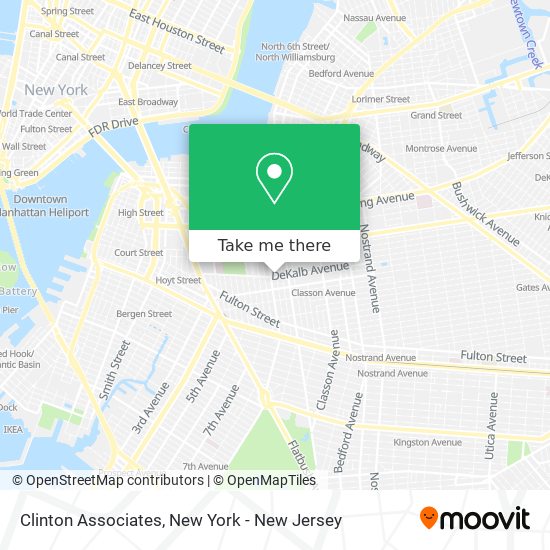 Clinton Associates map