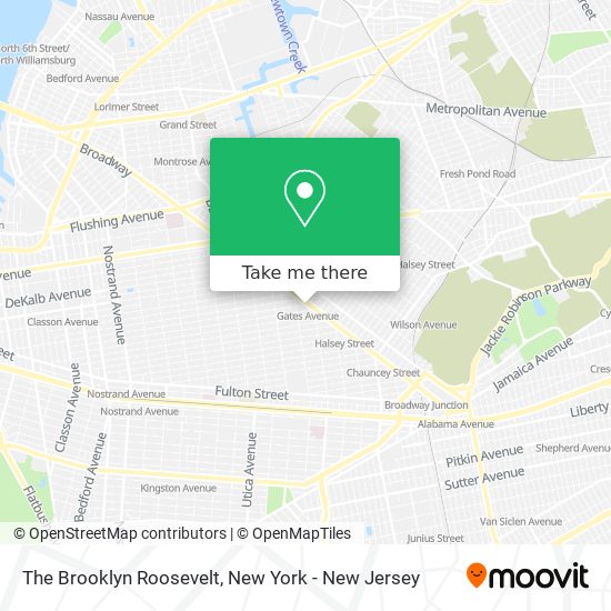 Mapa de The Brooklyn Roosevelt