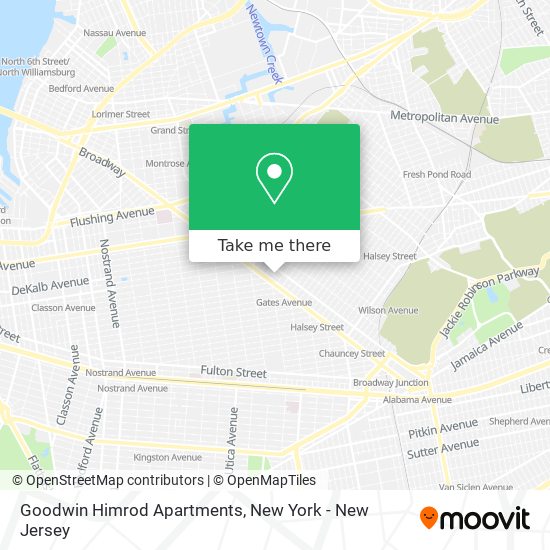 Mapa de Goodwin Himrod Apartments