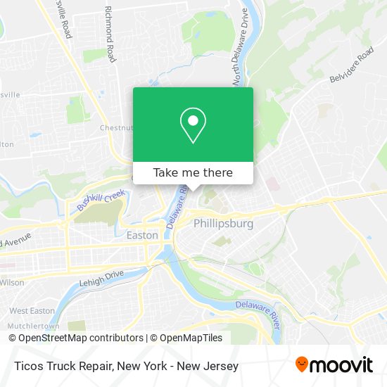 Ticos Truck Repair map