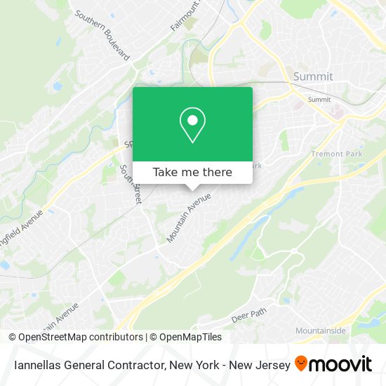 Iannellas General Contractor map