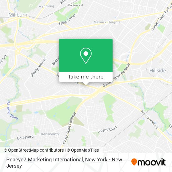 Peaeye7 Marketing International map