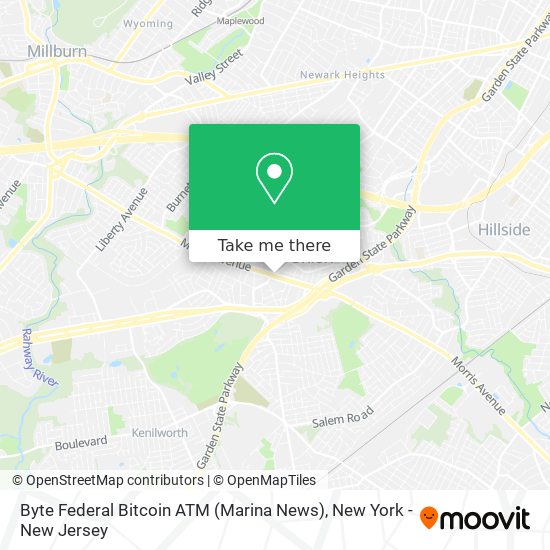 Byte Federal Bitcoin ATM (Marina News) map