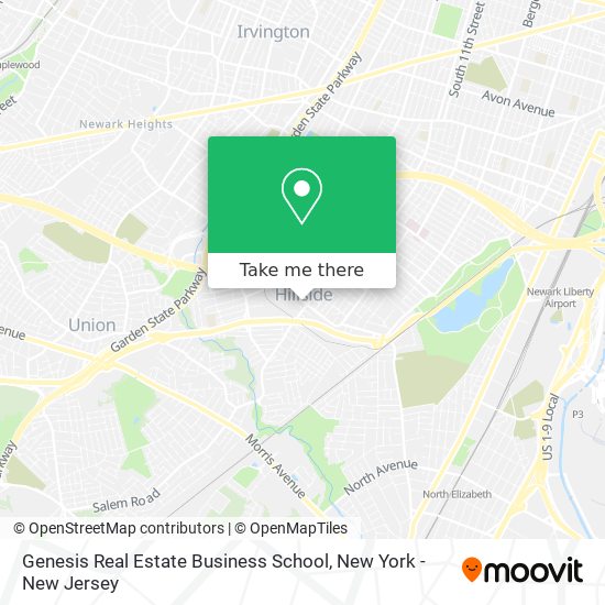 Genesis Real Estate Business School map