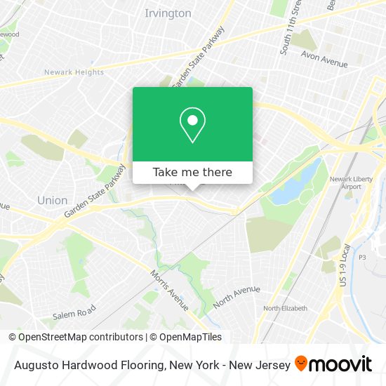 Augusto Hardwood Flooring map