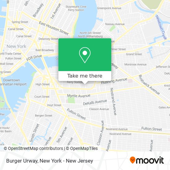 Mapa de Burger Urway