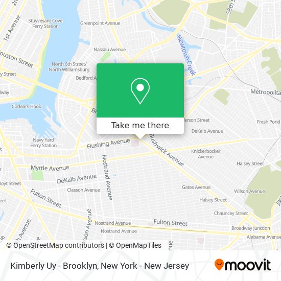 Mapa de Kimberly Uy - Brooklyn