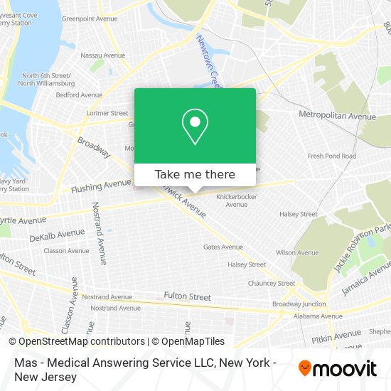 Mapa de Mas - Medical Answering Service LLC