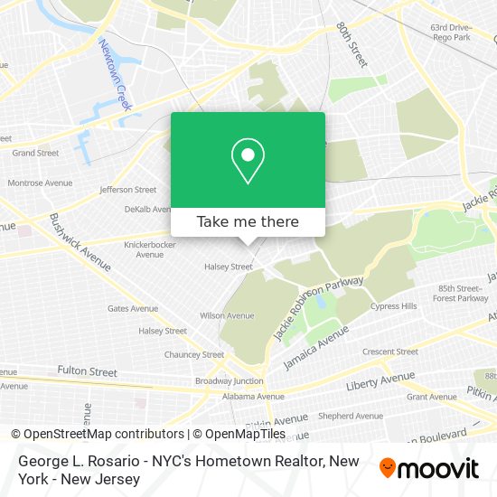 Mapa de George L. Rosario - NYC's Hometown Realtor