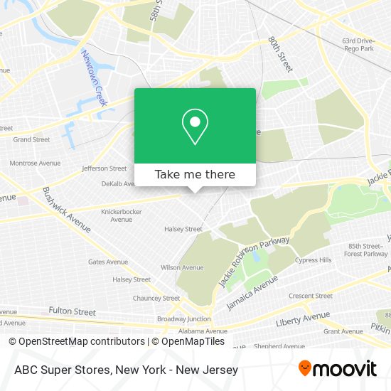 ABC Super Stores map