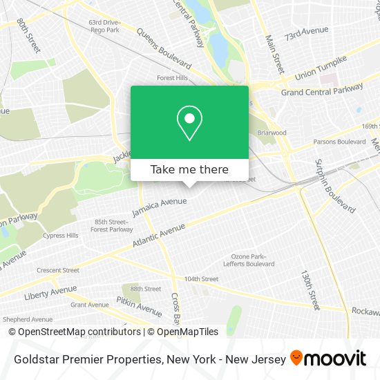 Goldstar Premier Properties map