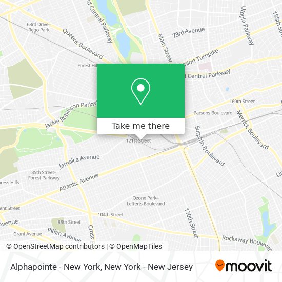 Alphapointe - New York map