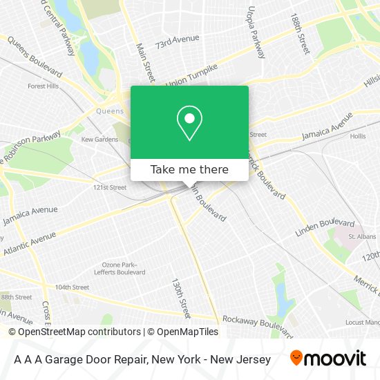 A A A Garage Door Repair map