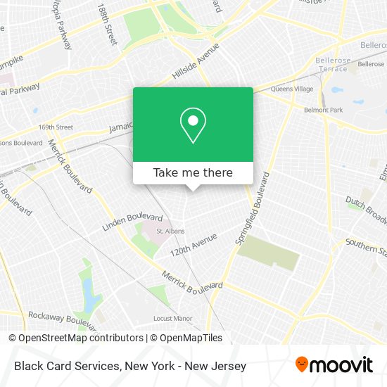 Black Card Services map