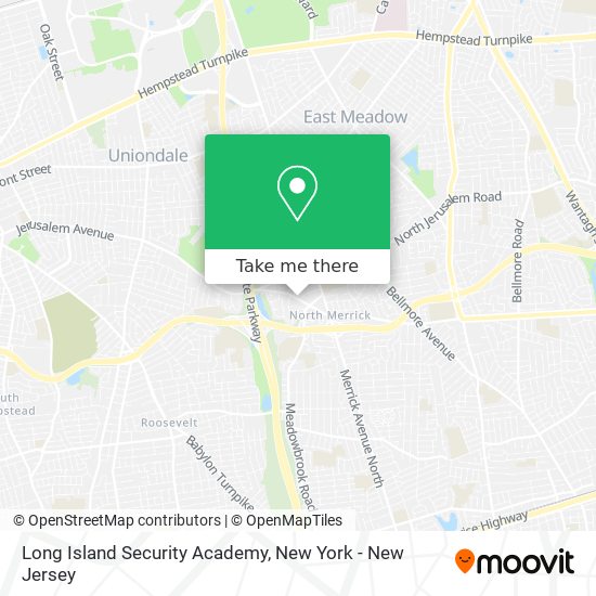 Mapa de Long Island Security Academy