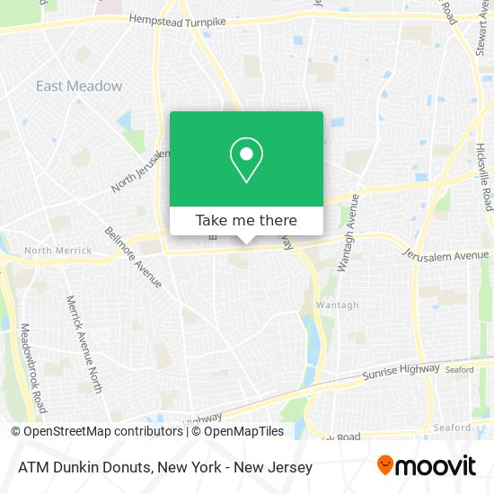 Mapa de ATM Dunkin Donuts