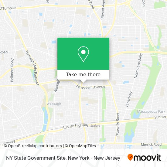 Mapa de NY State Government Site