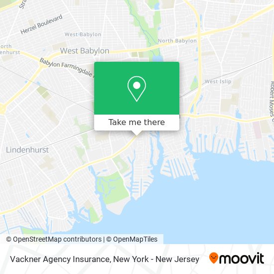 Vackner Agency Insurance map