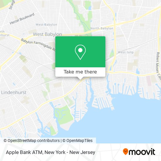 Apple Bank ATM map