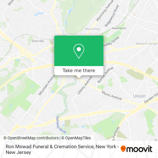 Mapa de Ron Mowad Funeral & Cremation Service