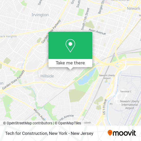 Tech for Construction map