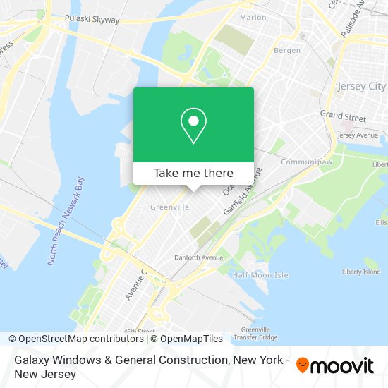 Galaxy Windows & General Construction map