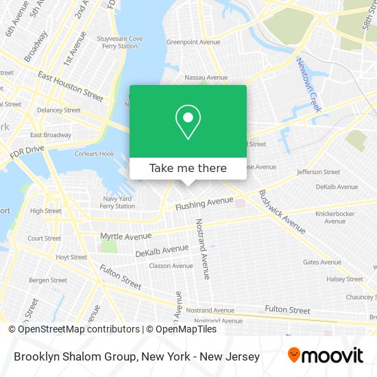 Mapa de Brooklyn Shalom Group