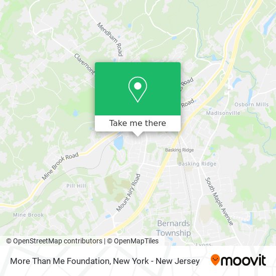 Mapa de More Than Me Foundation