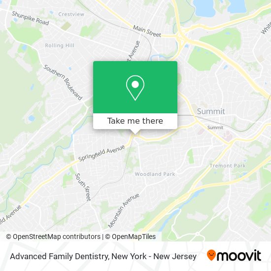 Advanced Family Dentistry map