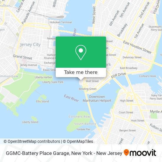 Mapa de GGMC-Battery Place Garage