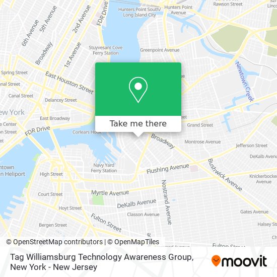 Tag Williamsburg Technology Awareness Group map