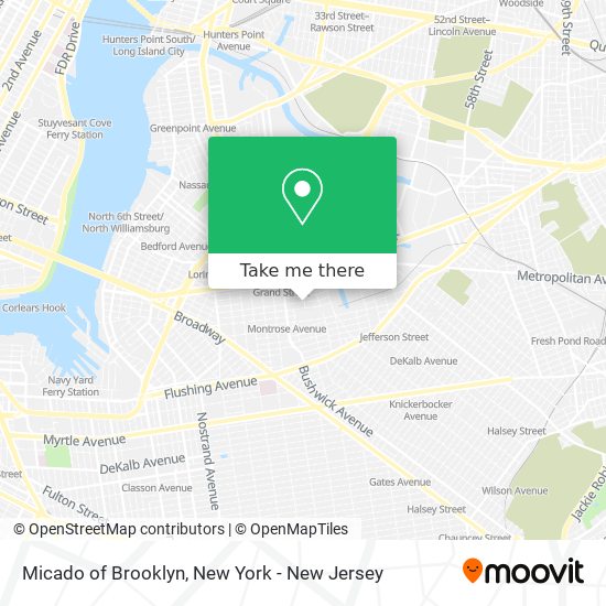 Mapa de Micado of Brooklyn