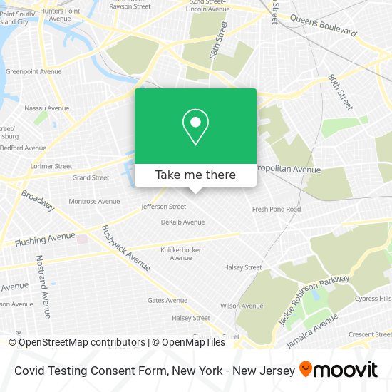 Mapa de Covid Testing Consent Form