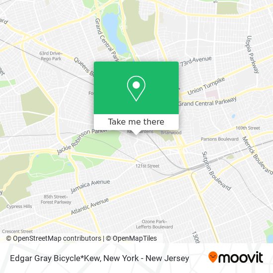Edgar Gray Bicycle*Kew map
