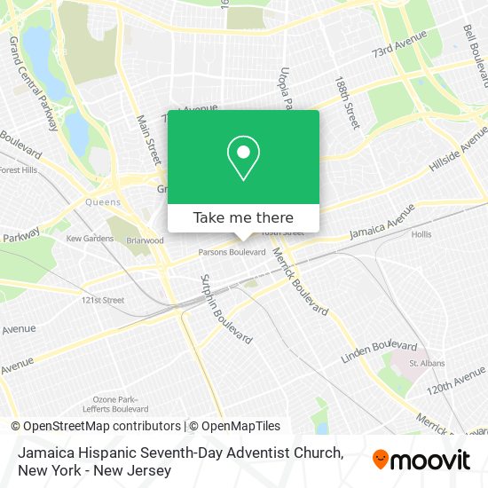 Mapa de Jamaica Hispanic Seventh-Day Adventist Church