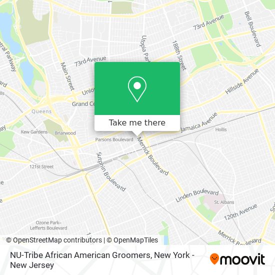 NU-Tribe African American Groomers map