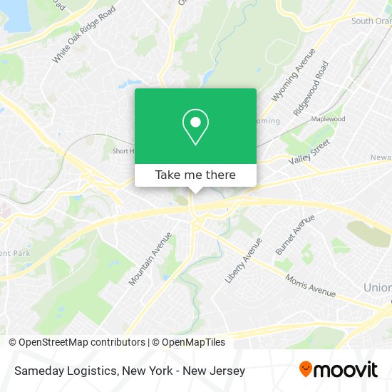 Sameday Logistics map