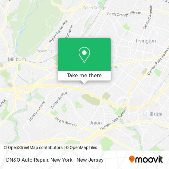 Mapa de DN&O Auto Repair