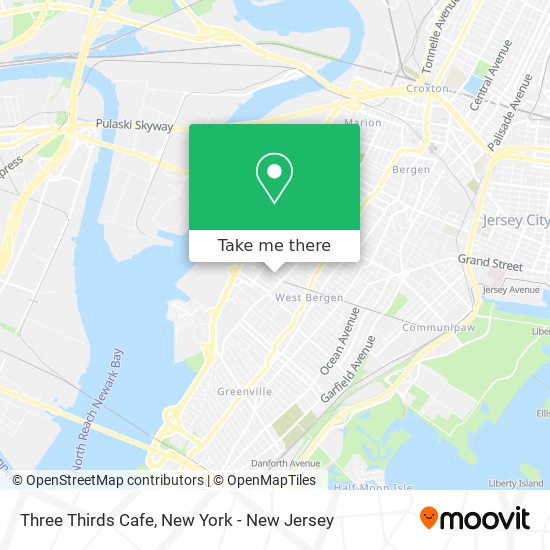 Mapa de Three Thirds Cafe