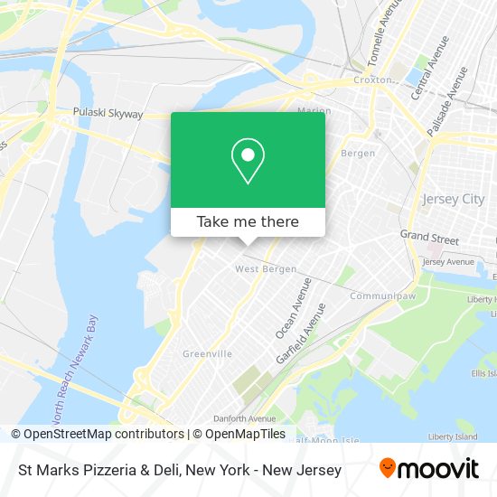 St Marks Pizzeria & Deli map
