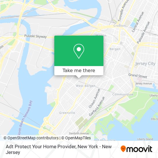 Mapa de Adt Protect Your Home Provider